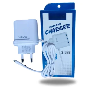 Vivo fast charger with 3 ports